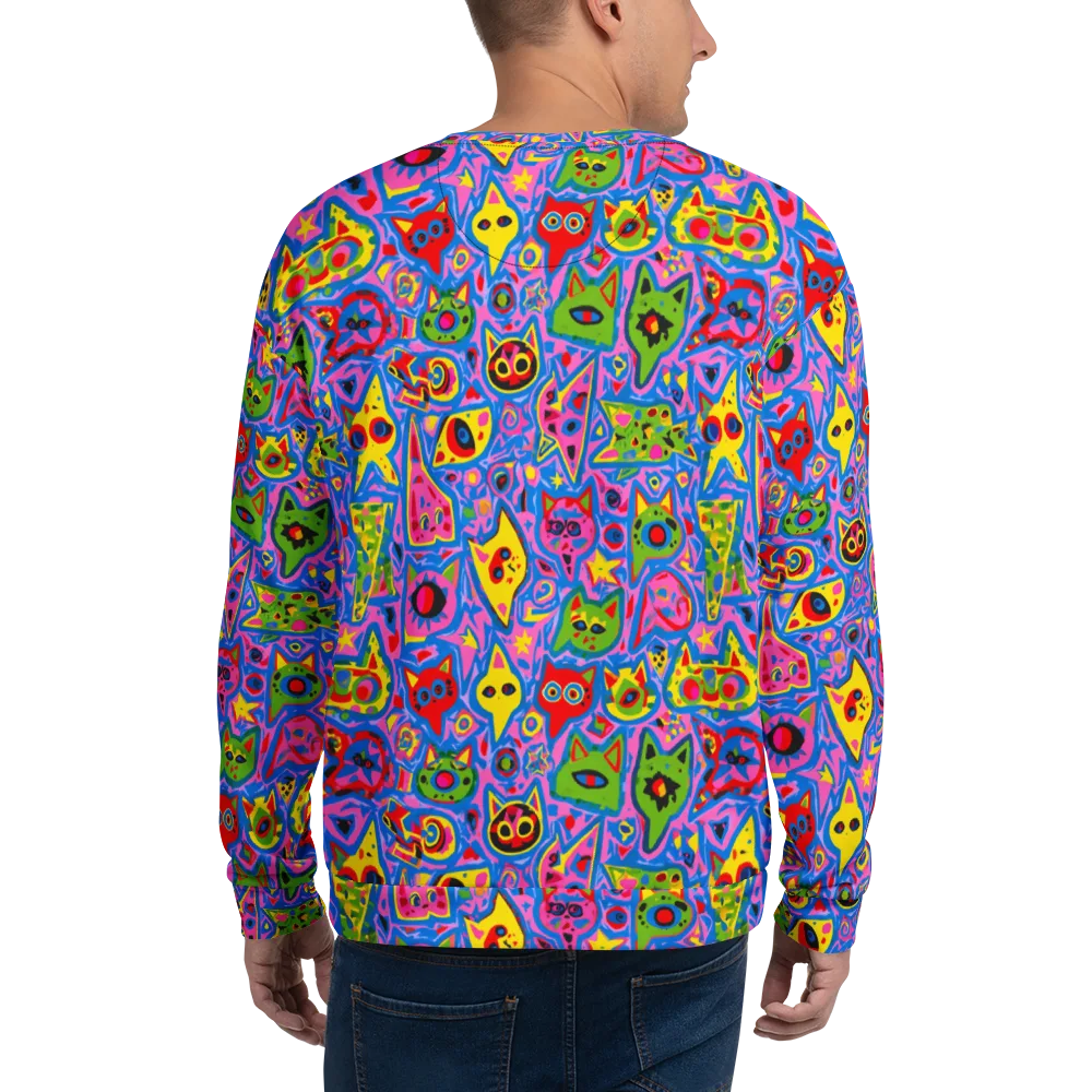 Electric Whiskers on Sweatshirt — Back