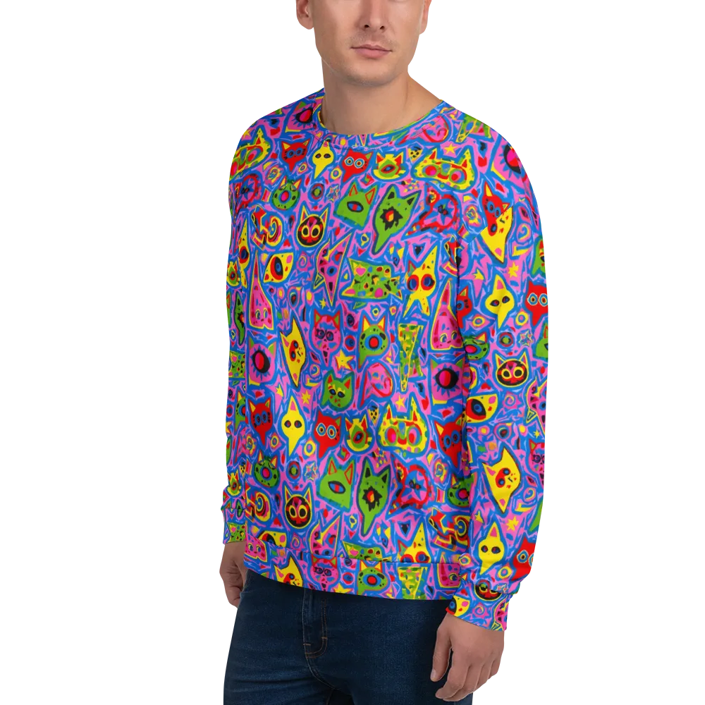 Electric Whiskers on Sweatshirt — Left Front
