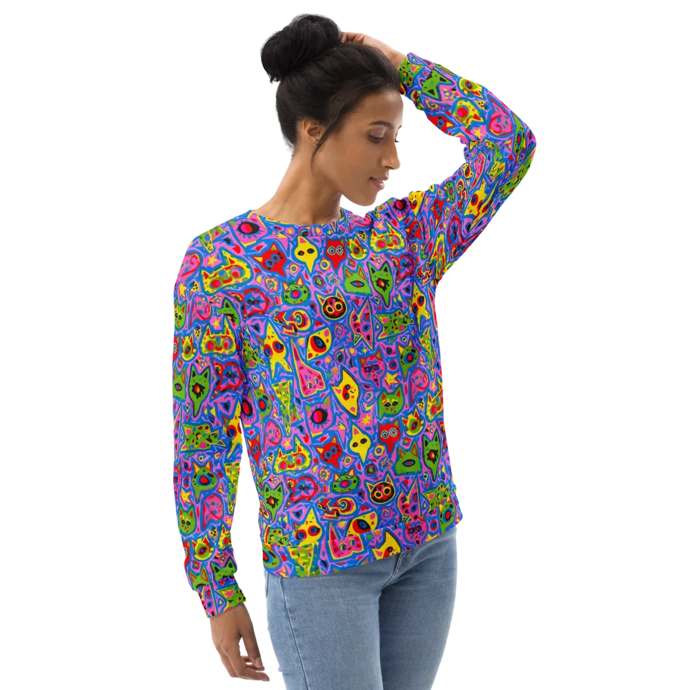 Electric Whiskers on Sweatshirt — Right Front