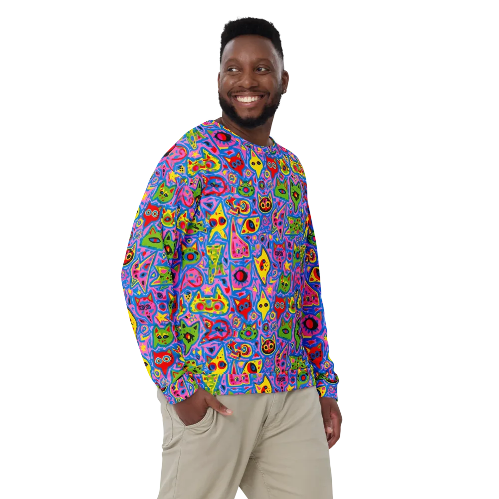 Electric Whiskers on Sweatshirt — Front