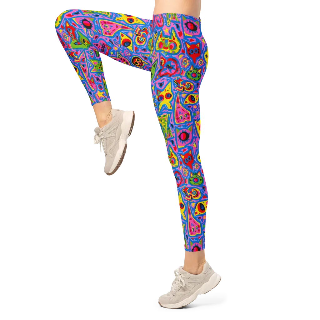 Electric Whiskers on Leggings — Left