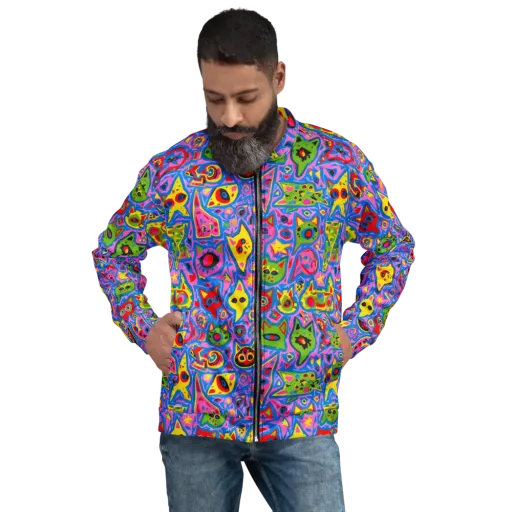 Electric Whiskers on a Bomber Jacket