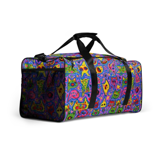 Electric Whiskers on a Duffle Bag