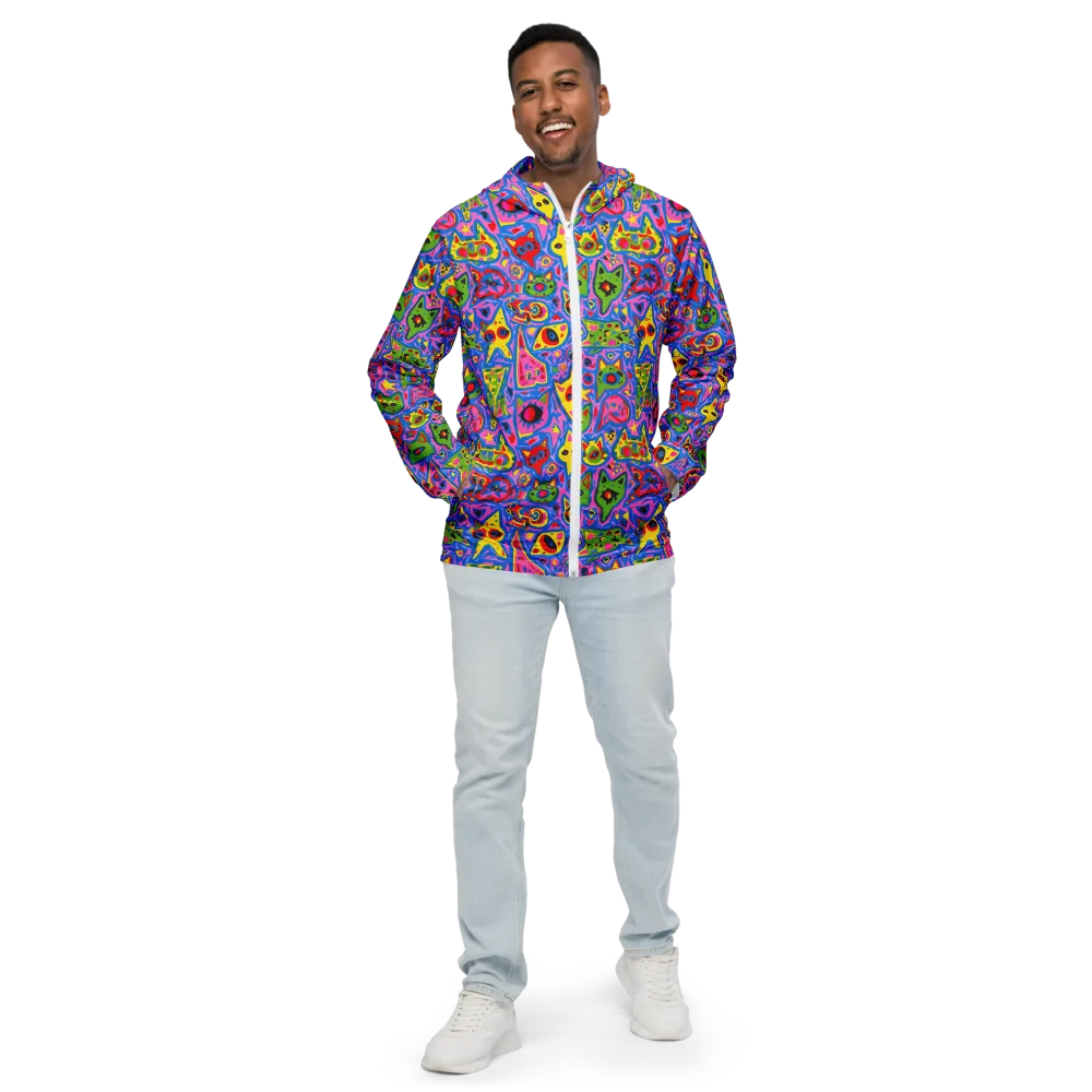 Electric Whiskers on Men's Windbreaker — Front