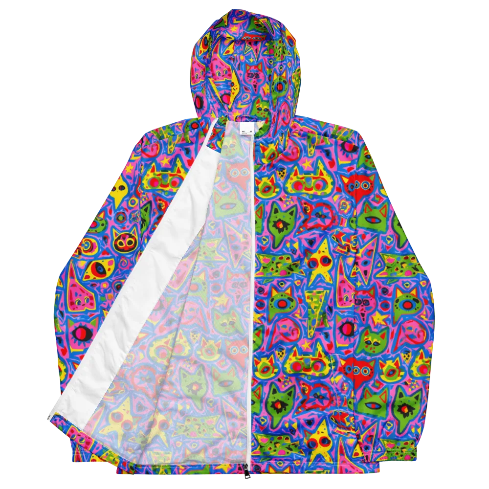 Electric Whiskers on Men's Windbreaker — Front
