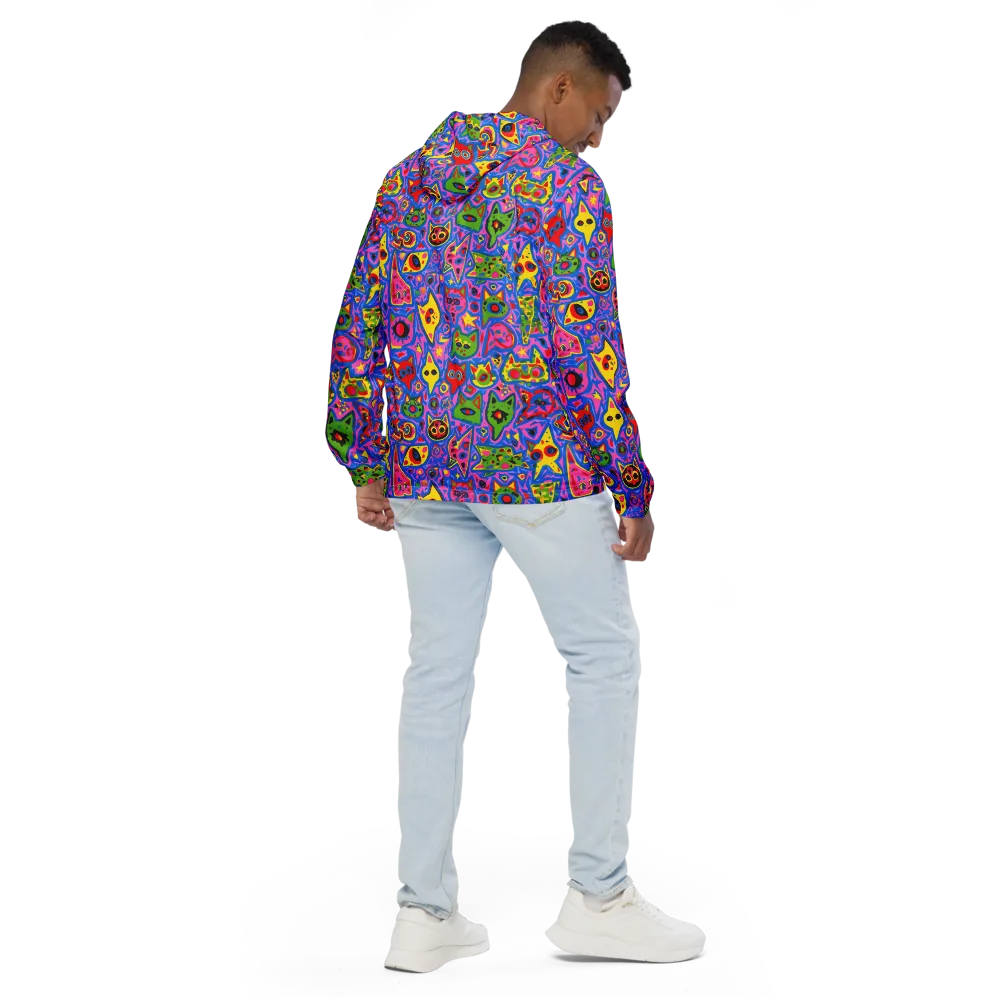 Electric Whiskers on Men's Windbreaker — Back