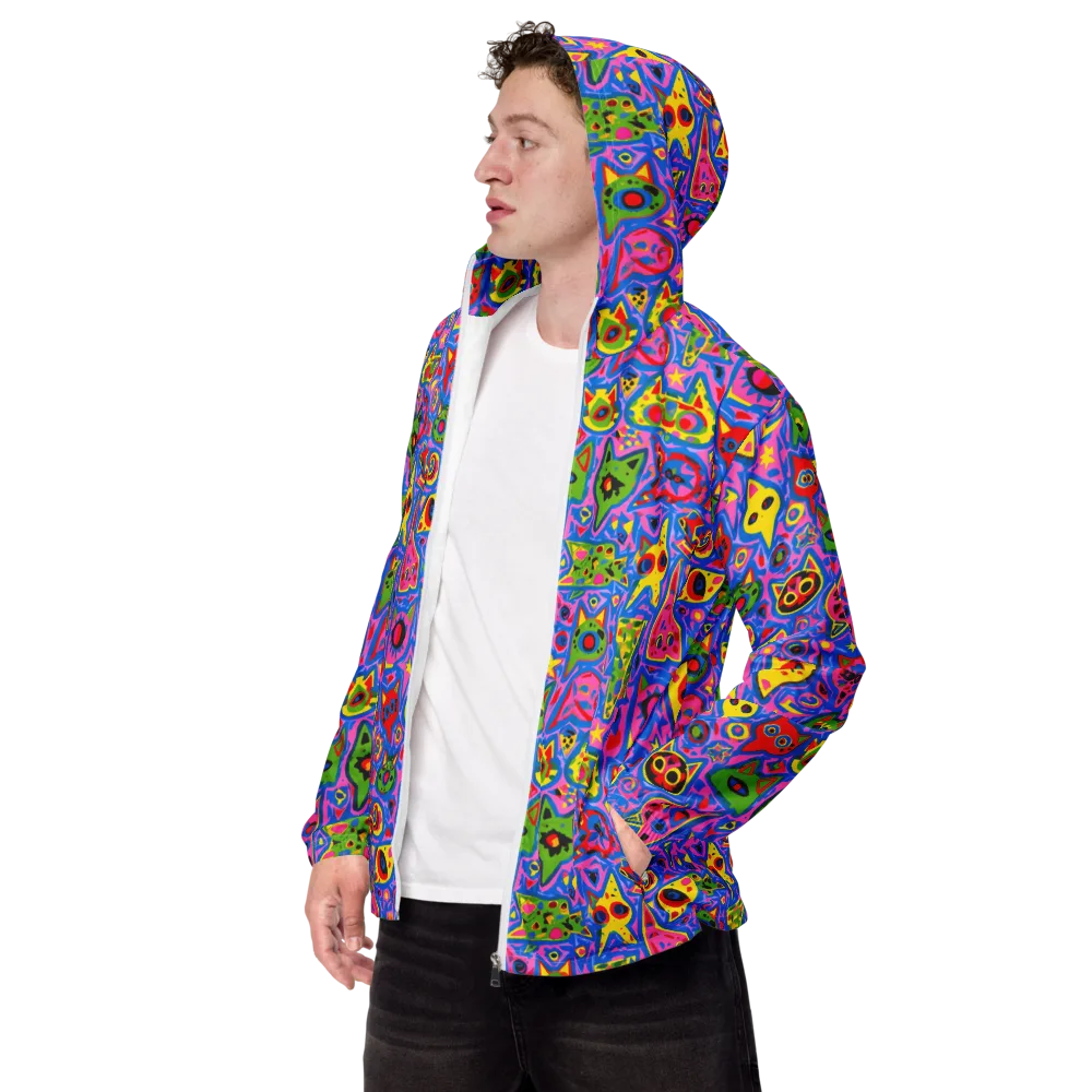 Electric Whiskers on Men's Windbreaker — Left Front