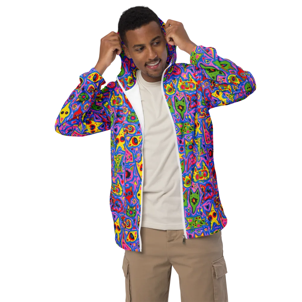 Electric Whiskers on Men's Windbreaker — Front