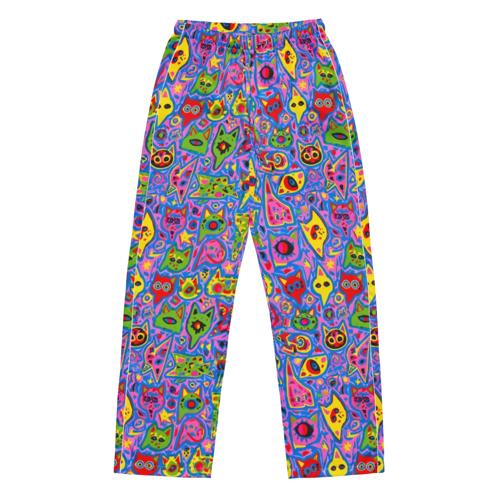 Electric Whiskers on Women's Pajama Pants — Front