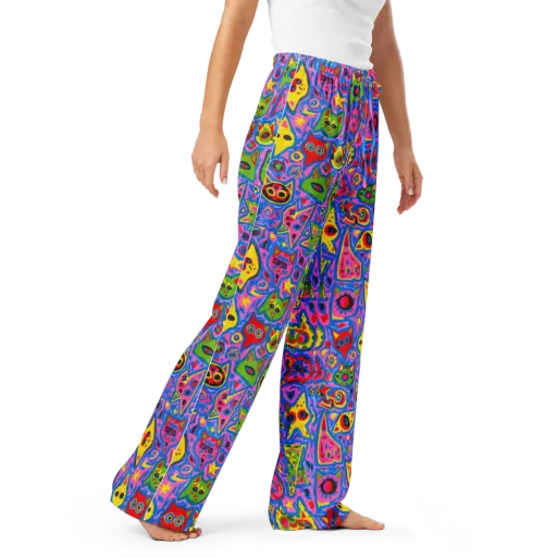 Electric Whiskers on a Women's Pajama Pants