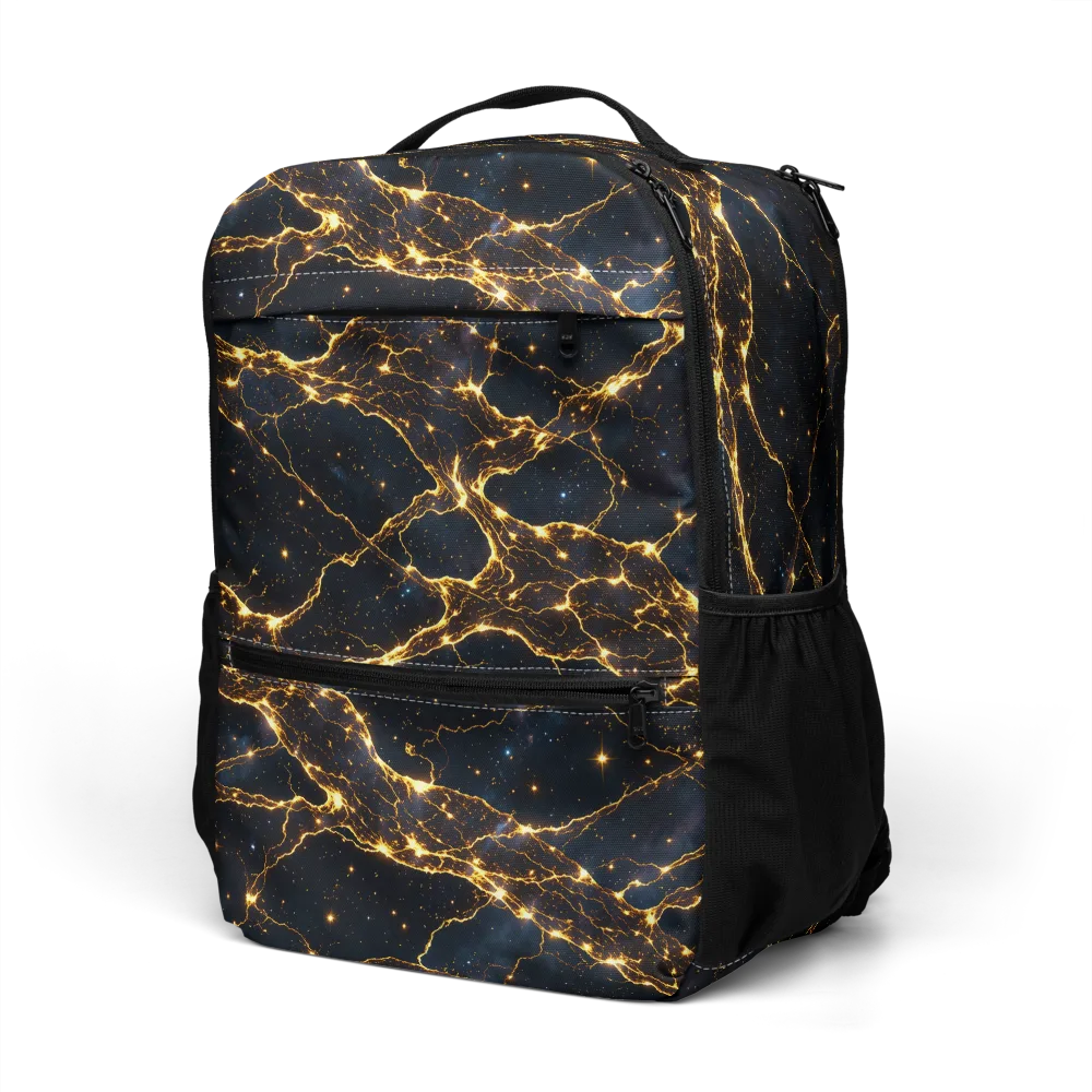 Midnight Fulgurite on Utility Backpack — Left Front