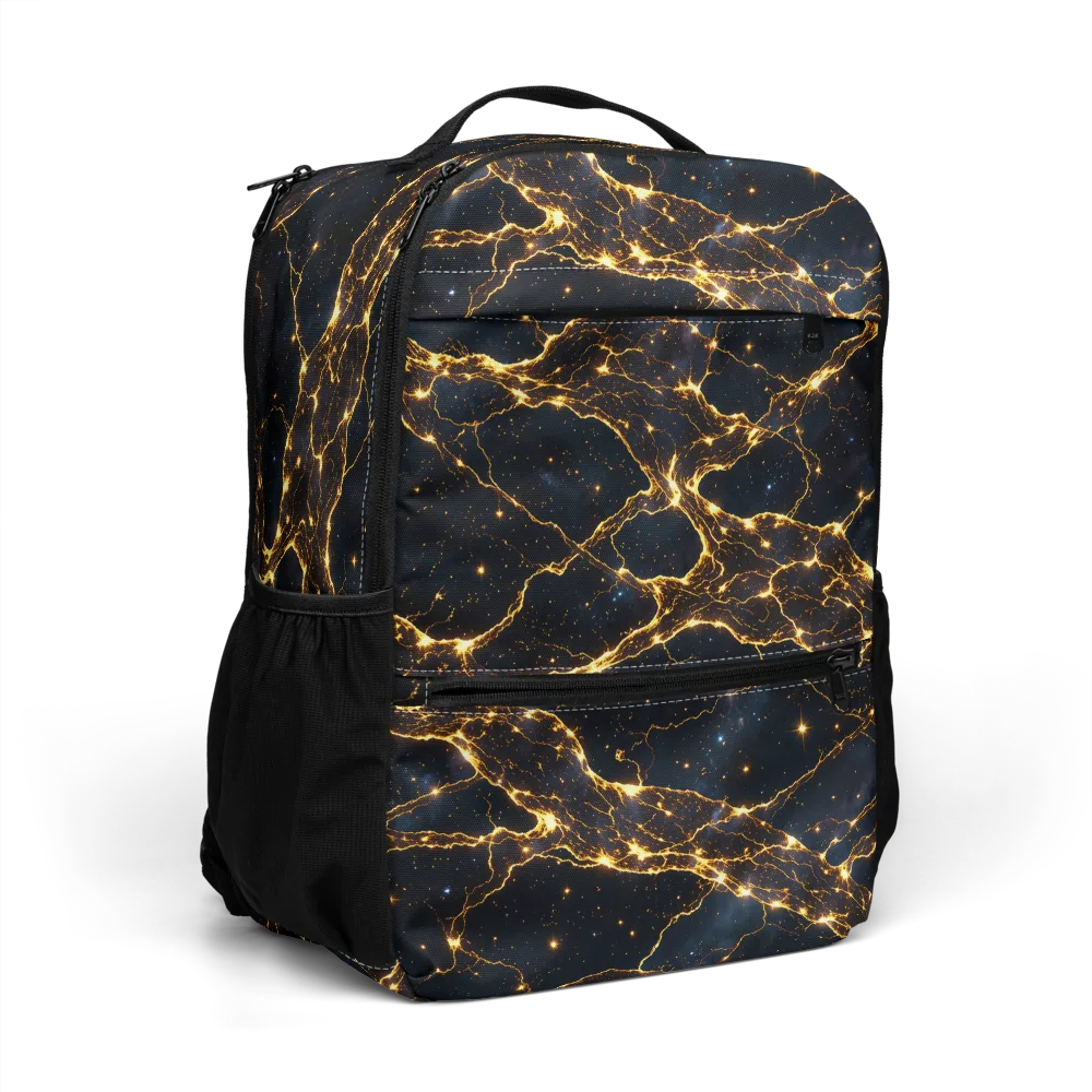 Midnight Fulgurite on Utility Backpack — Right Front