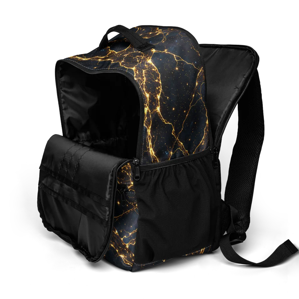 Midnight Fulgurite on Utility Backpack — Product details 2