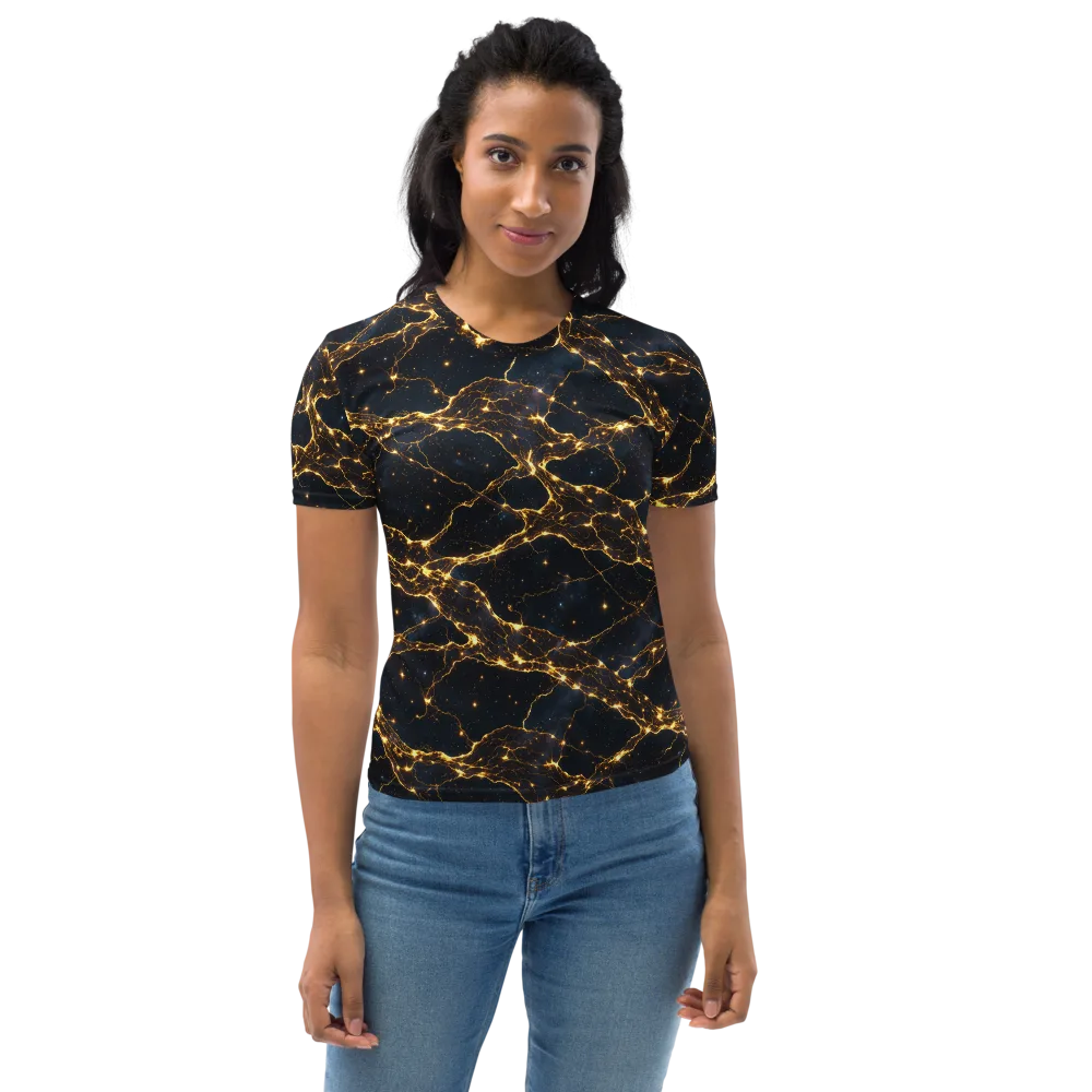 Midnight Fulgurite on Women's Crew Neck T-Shirt — Front