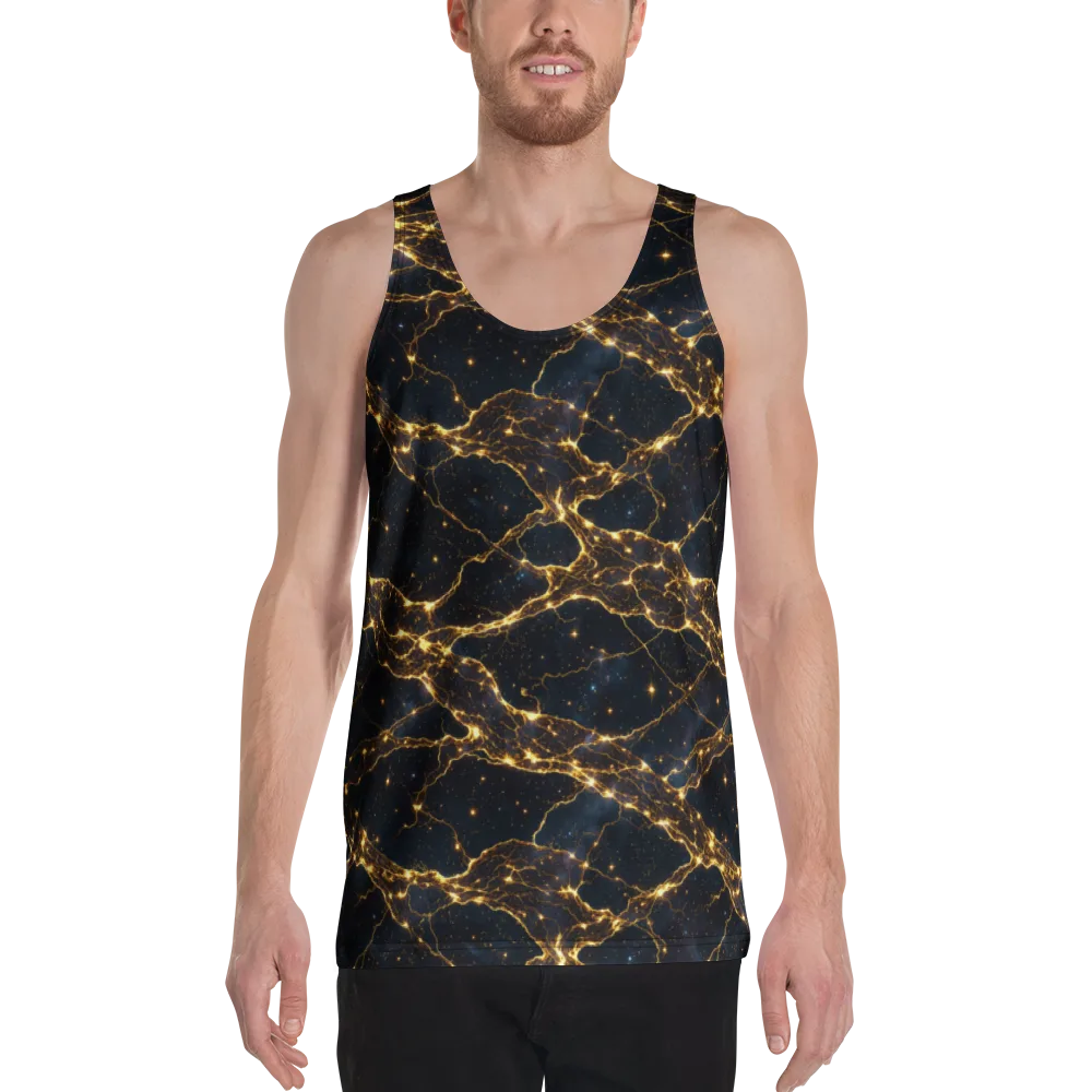 Midnight Fulgurite on Men's Tank Top — Front