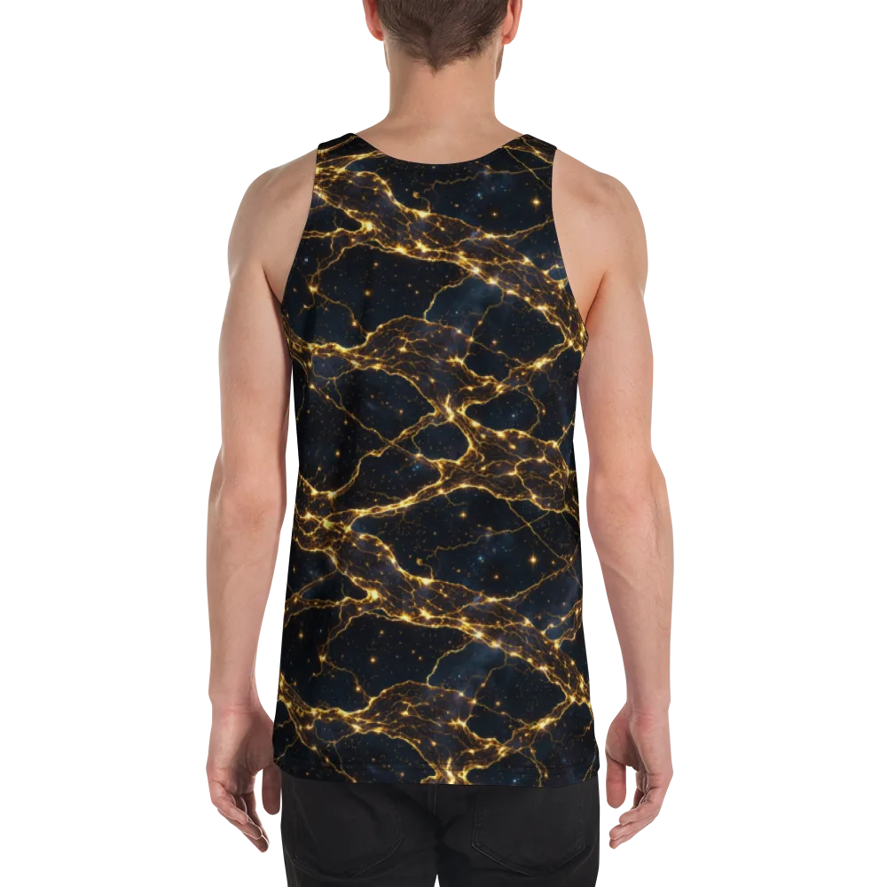 Midnight Fulgurite on Men's Tank Top — Back