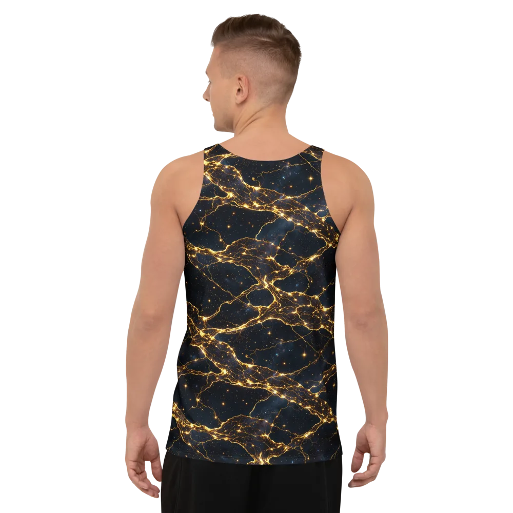 Midnight Fulgurite on Men's Tank Top — Back