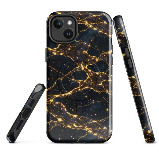 Midnight Fulgurite on a MagSafe Tough Case for iPhone®
