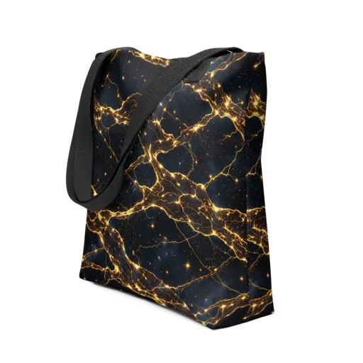 Midnight Fulgurite on a Tote Bag