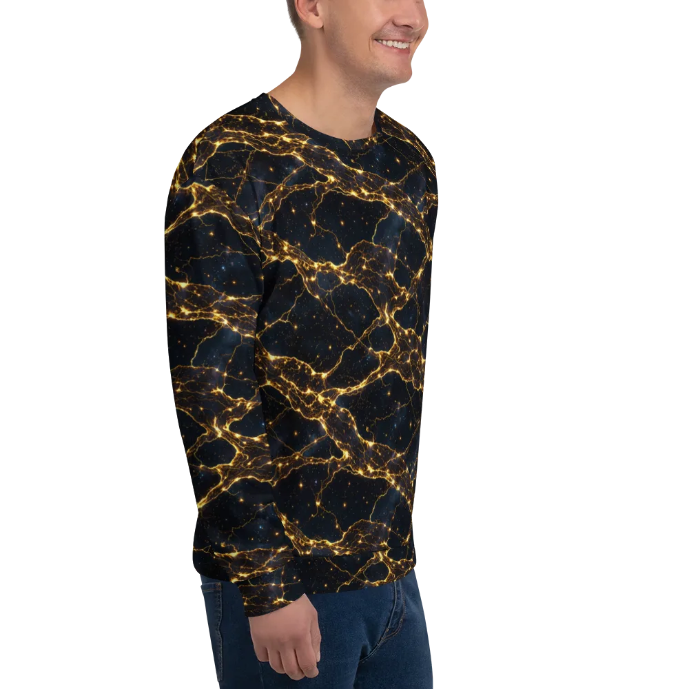 Midnight Fulgurite on Sweatshirt — Right Front