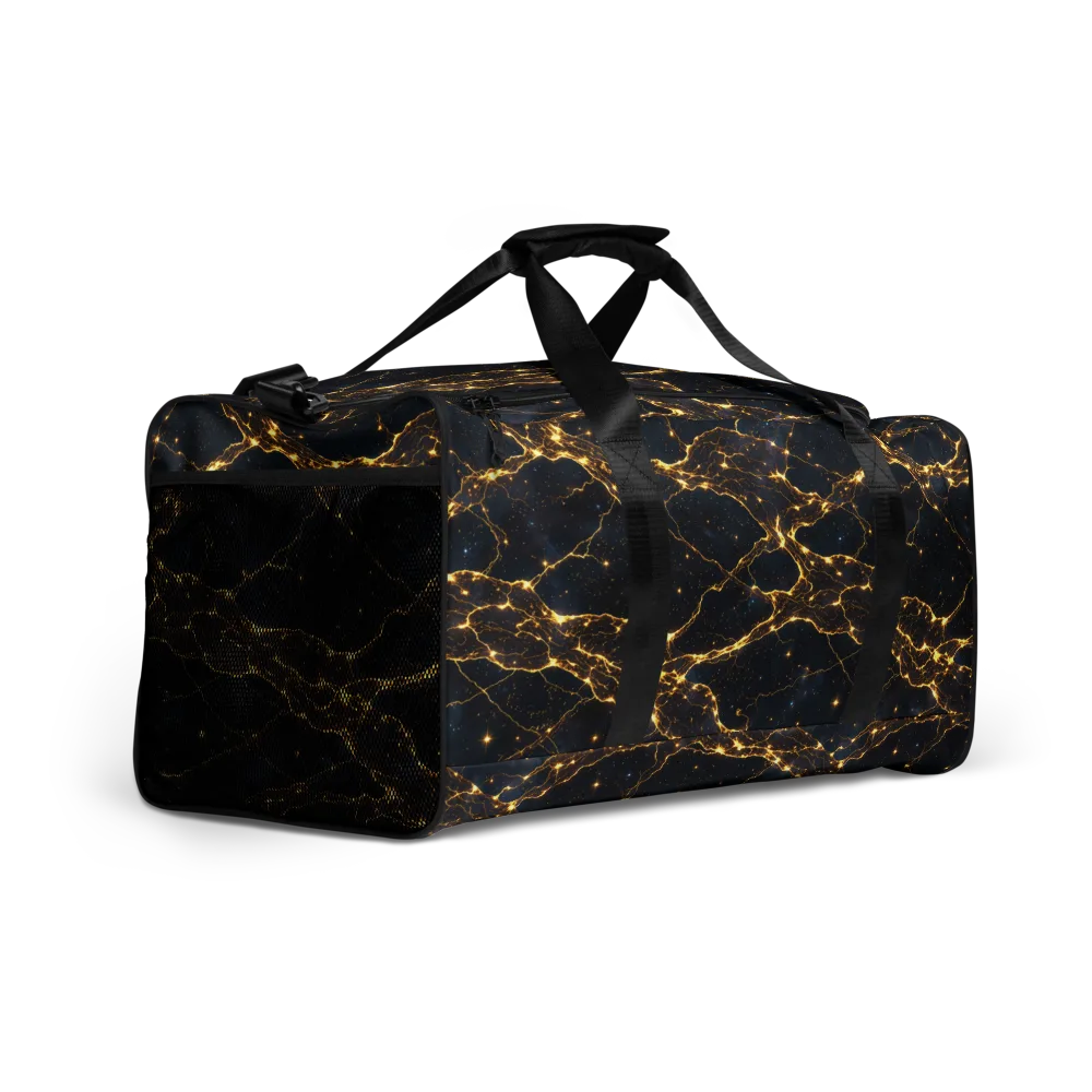 Midnight Fulgurite on Duffle Bag — Right Front