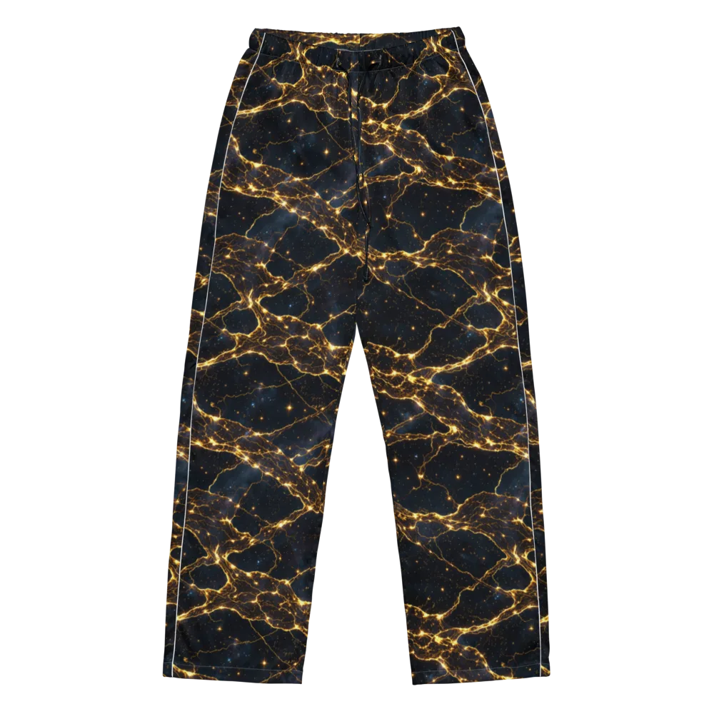 Midnight Fulgurite on Women's Pajama Pants — Front
