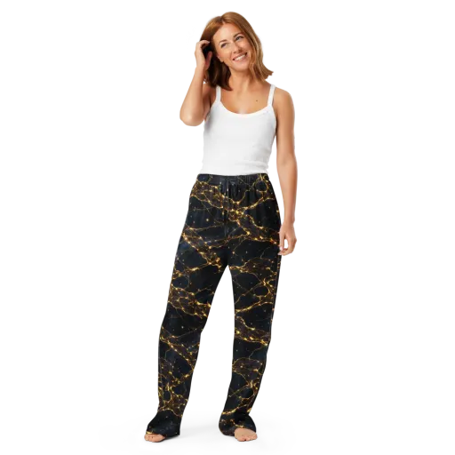 Midnight Fulgurite on a Women's Pajama Pants