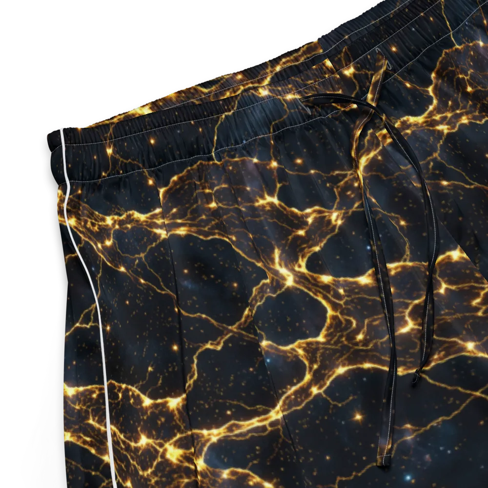 Midnight Fulgurite on Women's Pajama Shorts — Product details