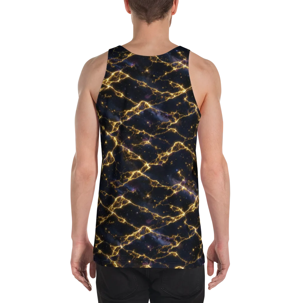 Celestial Veins on Men's Tank Top — Back