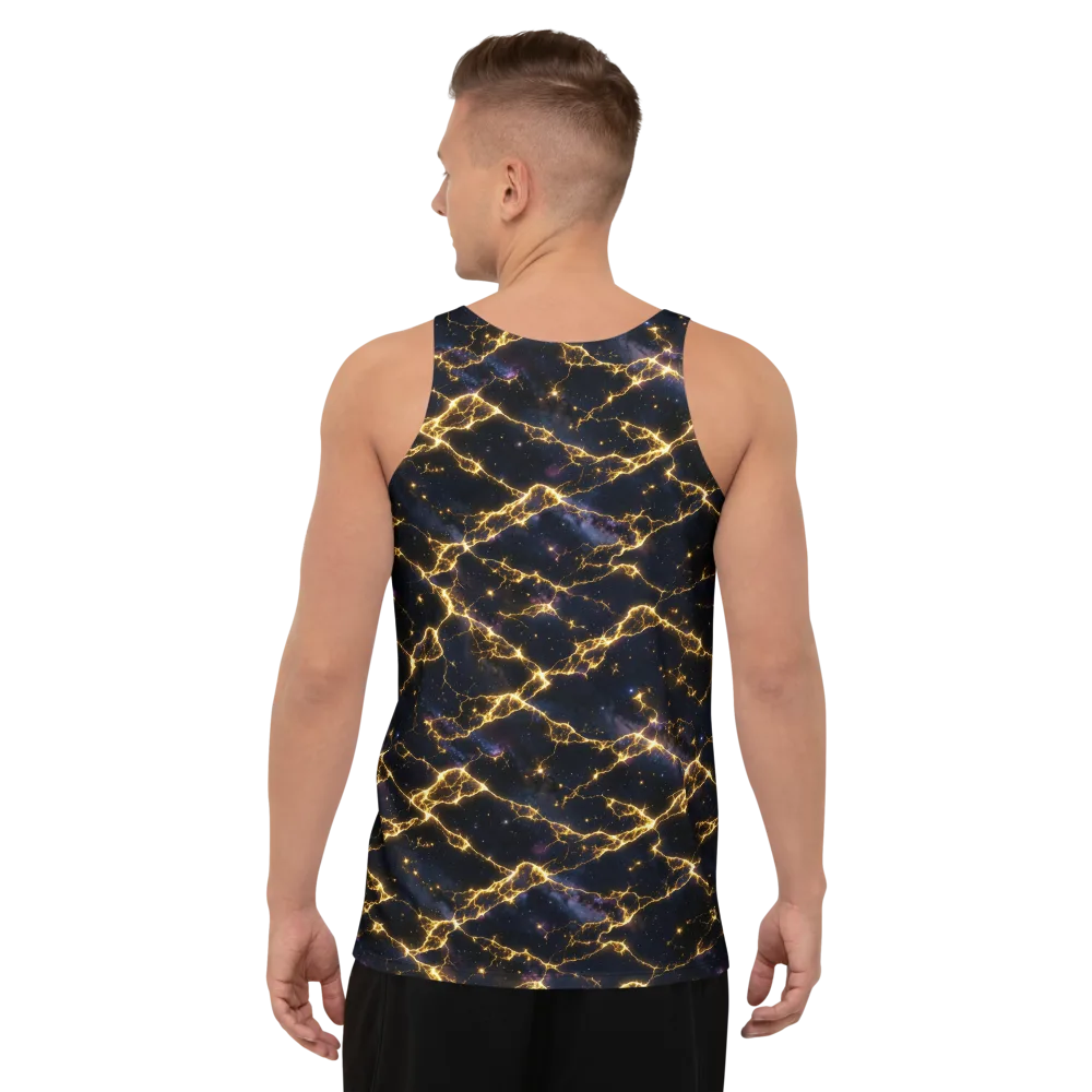 Celestial Veins on Men's Tank Top — Back