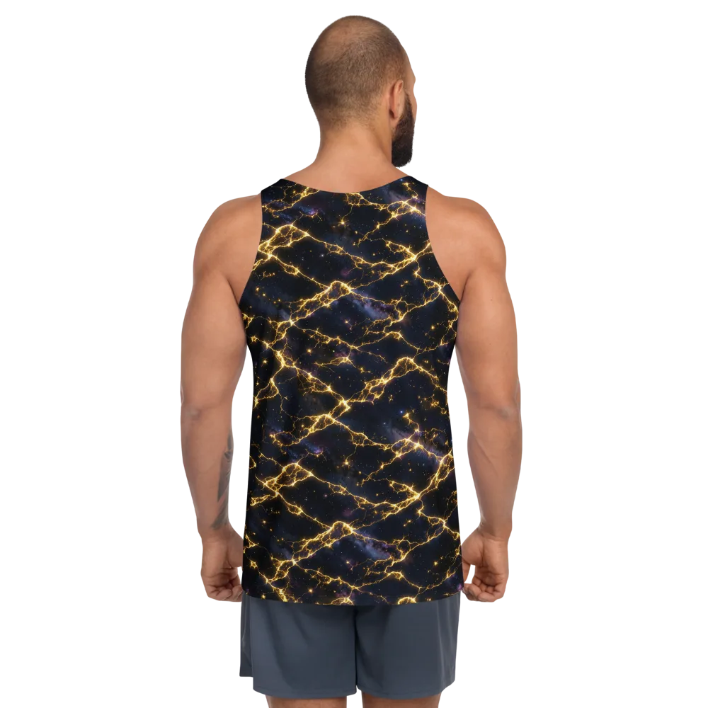 Celestial Veins on Men's Tank Top — Back