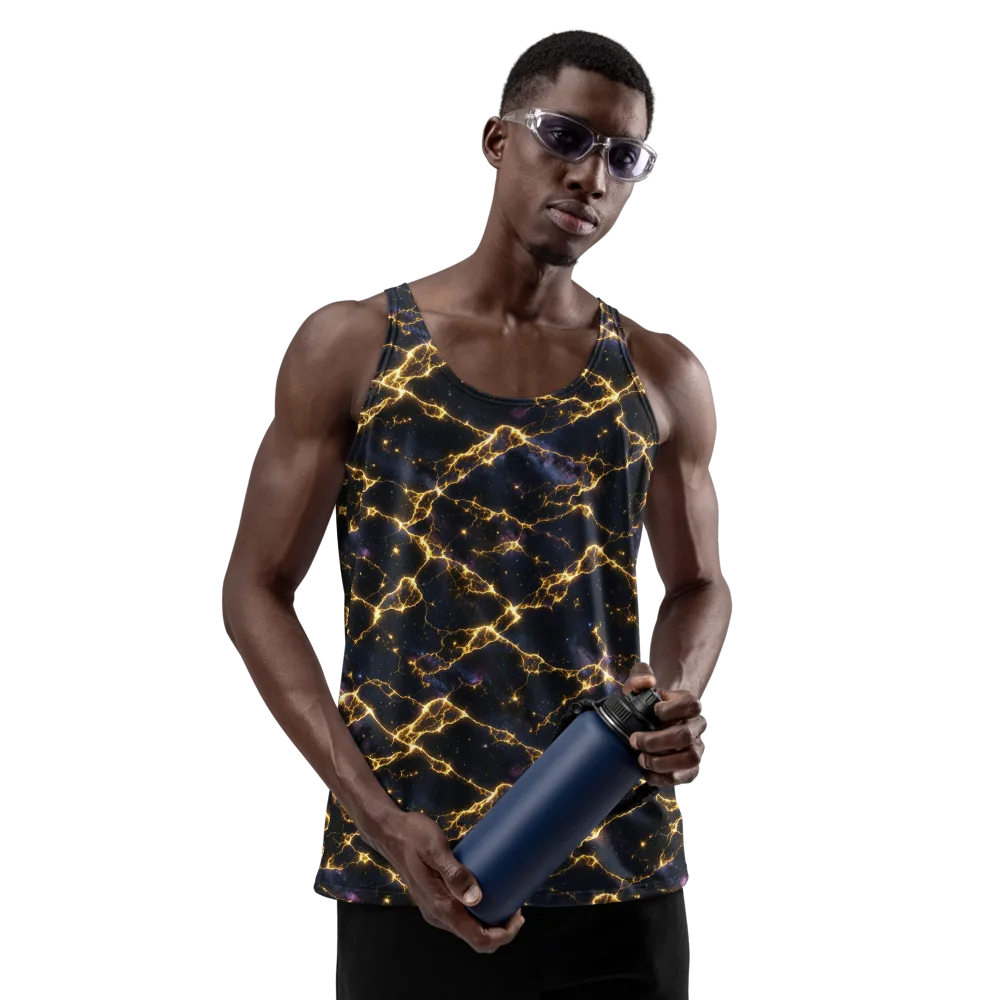 Celestial Veins on Men's Tank Top — Front