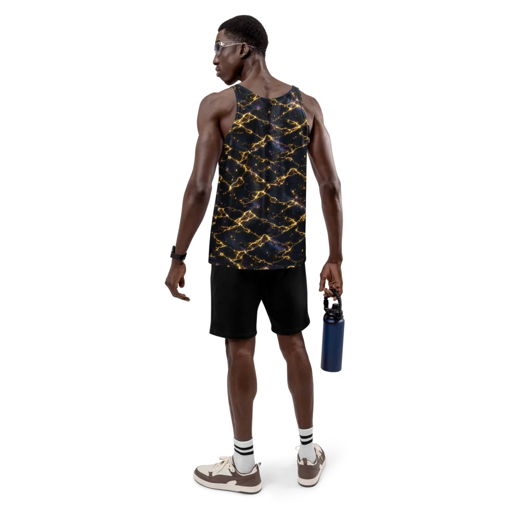 Celestial Veins on Men's Tank Top — Back