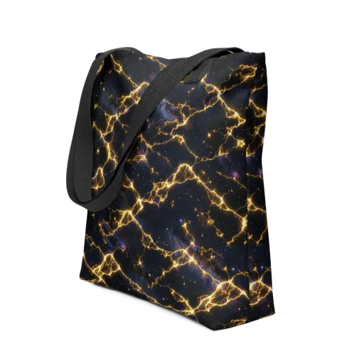 Celestial Veins on a Tote Bag