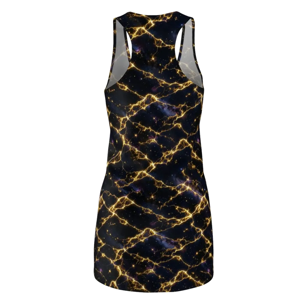 Celestial Veins on Racerback Dress — Back