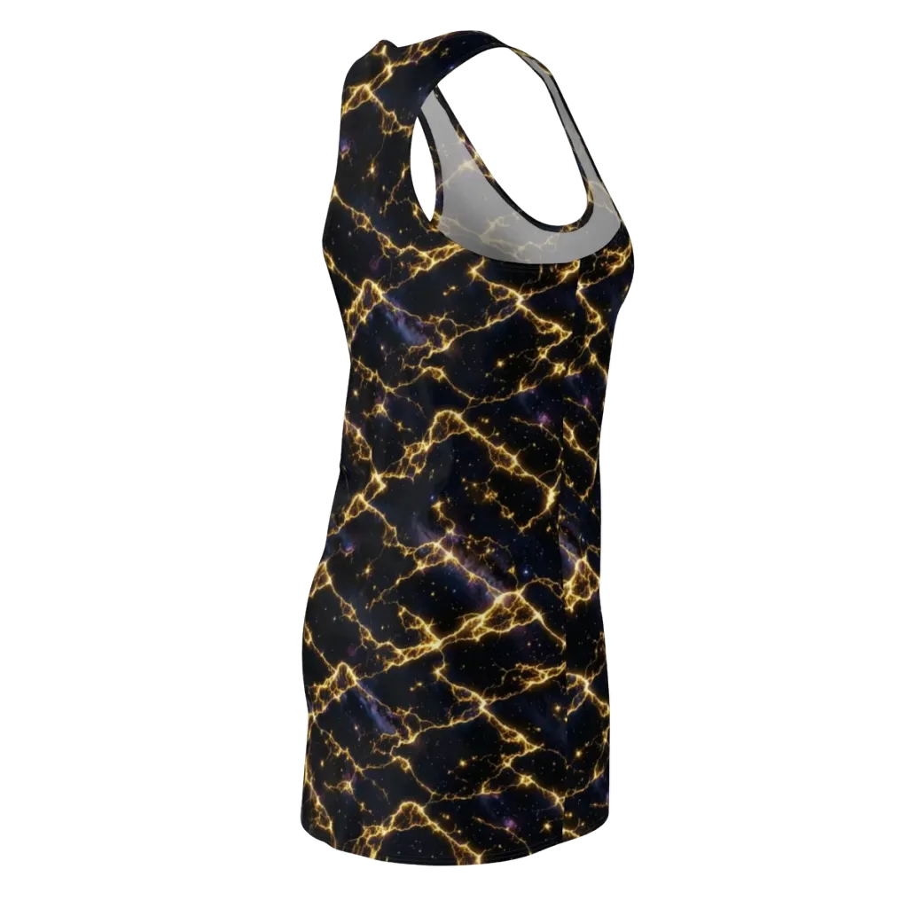 Celestial Veins on Racerback Dress — Back Side