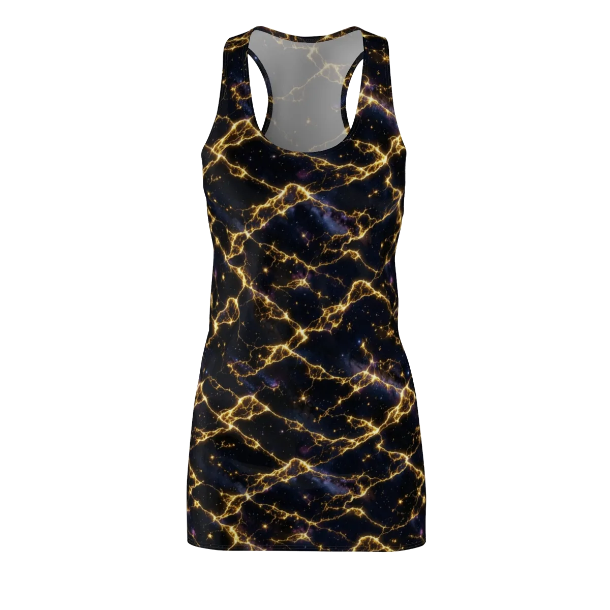 Celestial Veins on Racerback Dress — Front