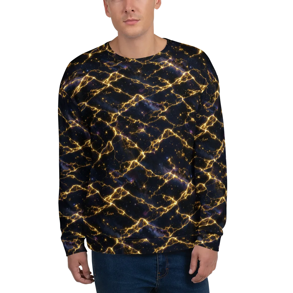 Celestial Veins on Sweatshirt — Front
