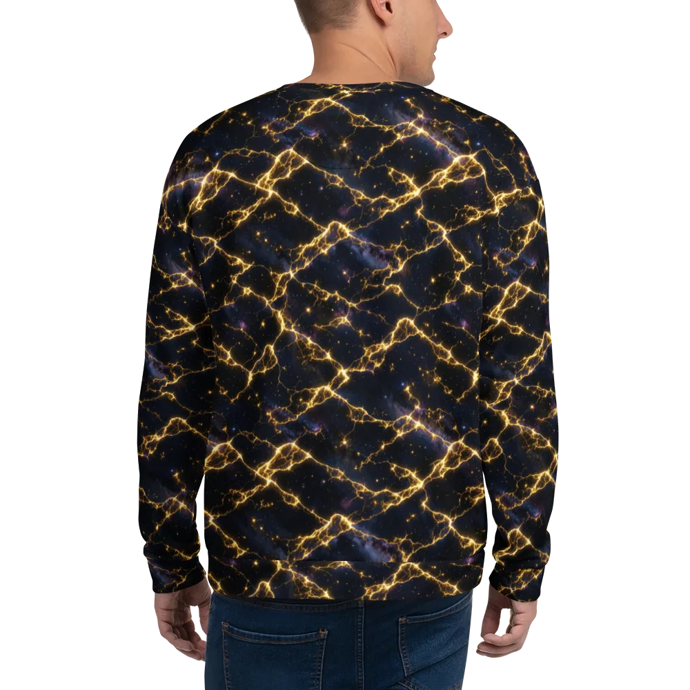 Celestial Veins on Sweatshirt — Back