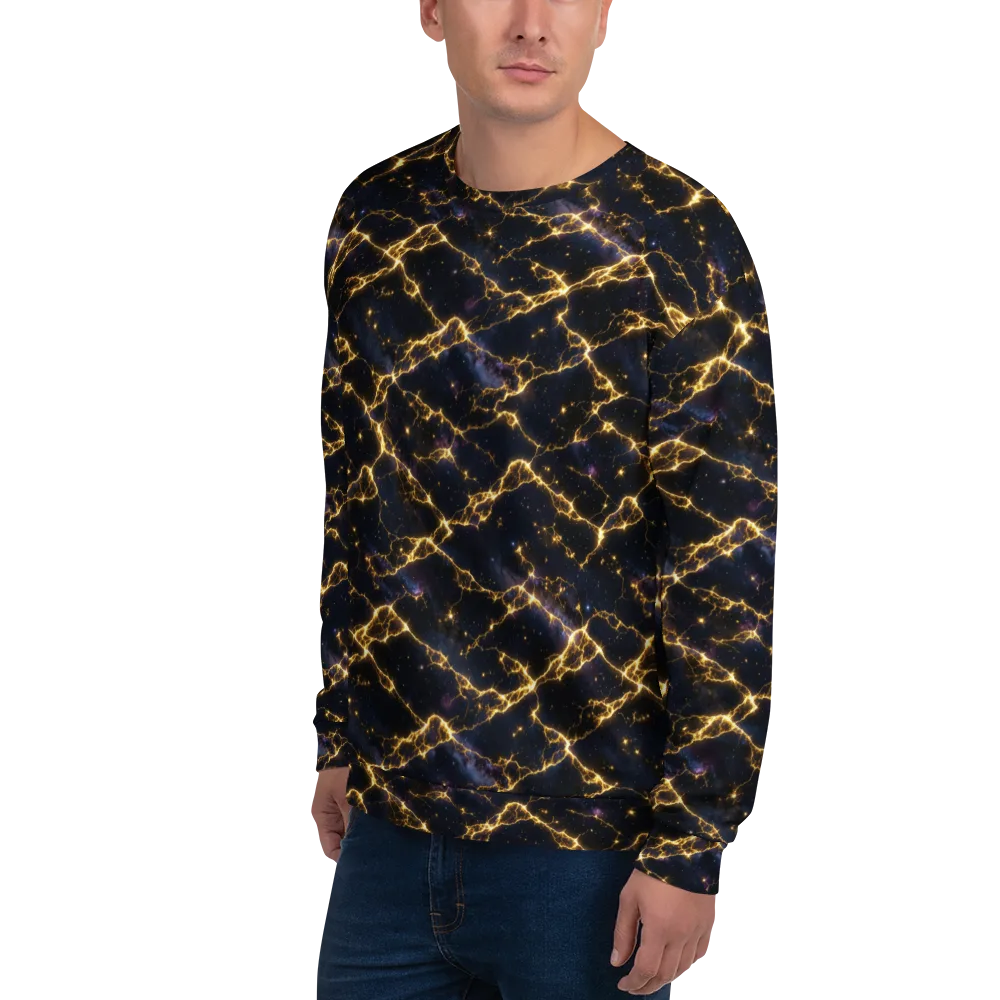 Celestial Veins on Sweatshirt — Left Front
