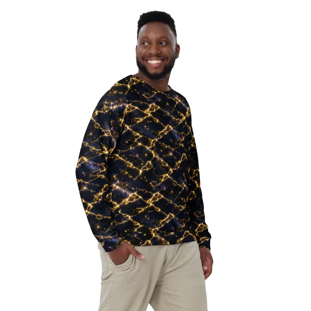 Celestial Veins on Sweatshirt — Front