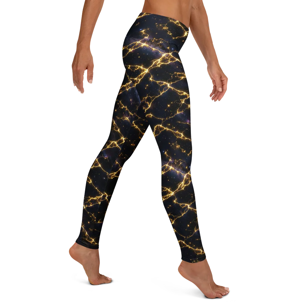 Celestial Veins on Leggings — Right
