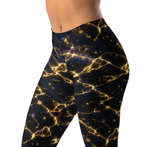 Celestial Veins on a Leggings