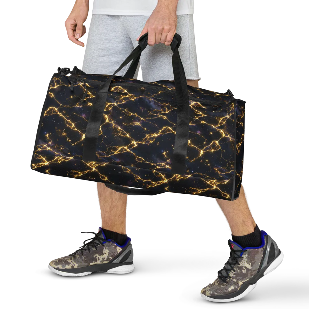 Celestial Veins on Duffle Bag — Front