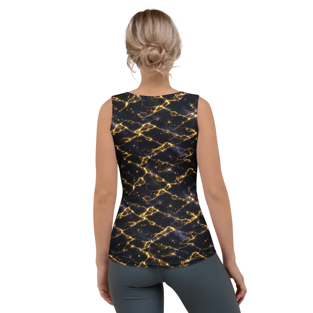 Celestial Veins on Women's Tank Top — Back