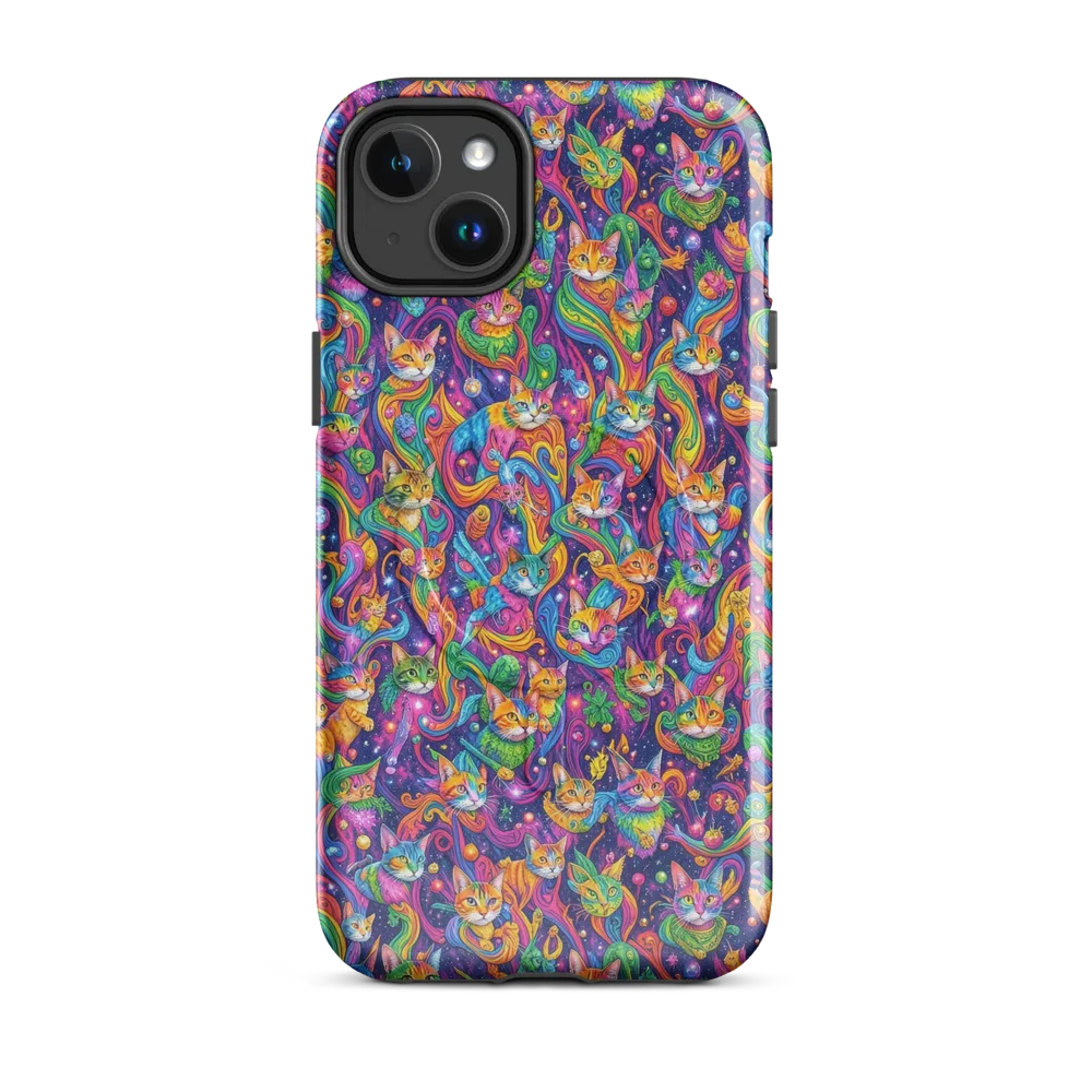 Prismatic Purr on MagSafe Tough Case for iPhone® — Front