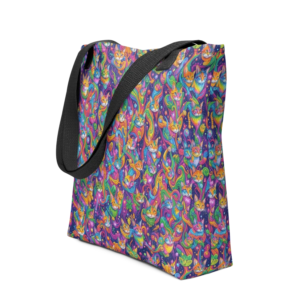 Prismatic Purr on Tote Bag — Front
