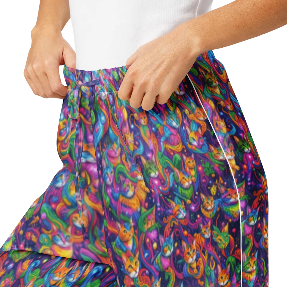 Prismatic Purr on Women's Pajama Pants — Product details