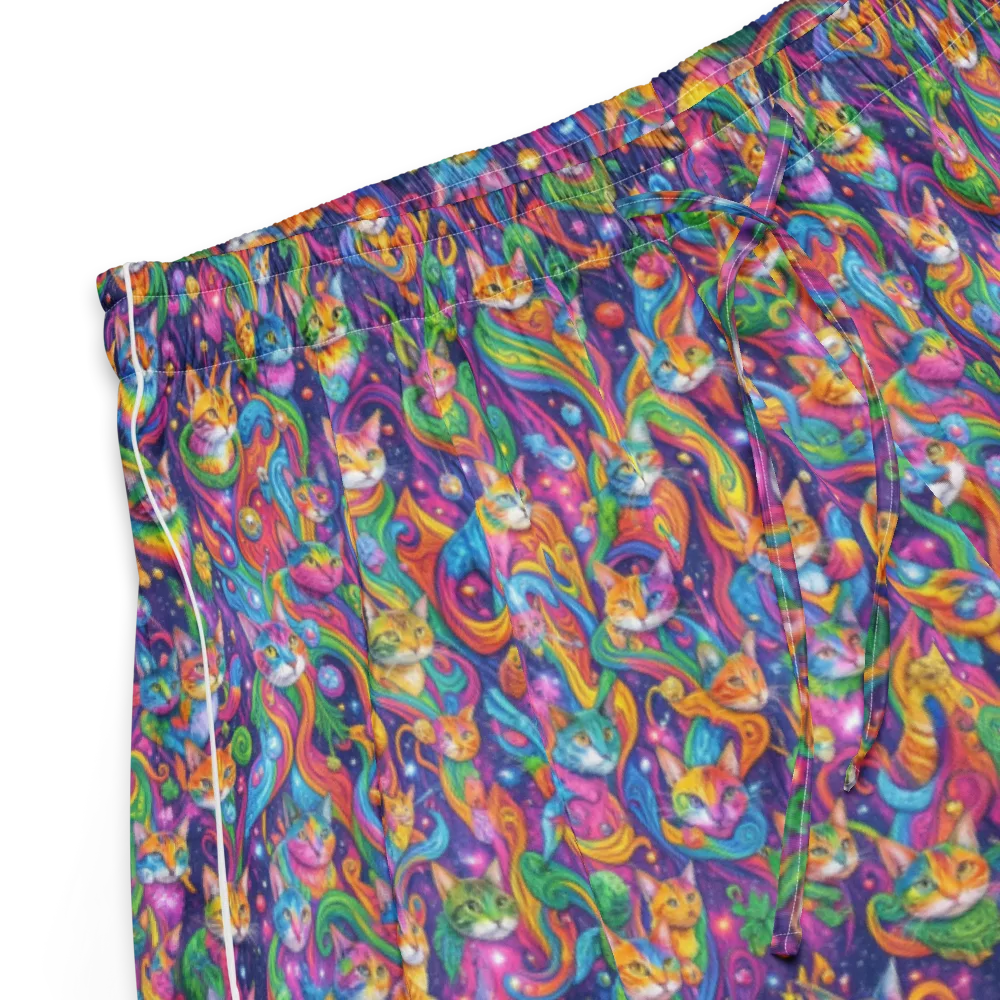 Prismatic Purr on Women's Pajama Shorts — Product details