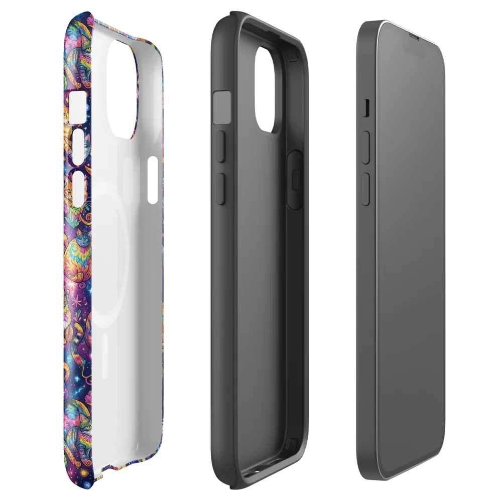 Cosmic Cat Carnival on MagSafe Tough Case for iPhone® — Front